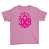 end breast cancer   39 warriors Youth Tee