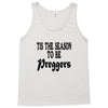 tis the season to be preggers baseball Tank Top