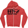 problem solved Zipper Hoodie