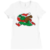 stealingchristmas2 Ladies Fitted T-Shirt