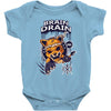 brain drain fox Baby Bodysuit