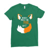 for fox sake Ladies Fitted T-Shirt