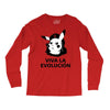 viva la evolucion Long Sleeve Shirts