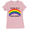 love is a rainbow Ladies Fitted T-Shirt