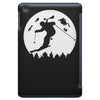 skiier moon moonlight silhouett iPad Mini
