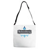 heisenberg crystal meth Adjustable Strap Totes