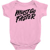 must go faster Baby Bodysuit