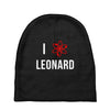 i heart leonard Baby Beanies