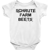 schrute farm beets Baby Bodysuit