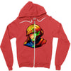 faces of aran clearance Zipper Hoodie