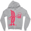 artisan pickle 3 Zipper Hoodie