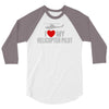 i' love my helicopter pilot 3/4 Sleeve Shirt