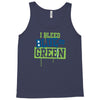 i bleed blue and green Tank Top
