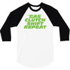 gas clutch shift repeat 3/4 Sleeve Shirt