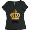 king Women's Triblend Scoop T-shirt