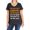 liberal for halloween Ladies Curvy T-Shirt