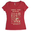 choose your weapon best trending Women's Triblend Scoop T-shirt