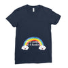 You're Looking At A Rainbow Ladies Fitted T-Shirt