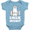 gym cat workout Baby Bodysuit