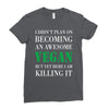 vegan Ladies Fitted T-Shirt