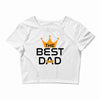 The Best Dad Crop Top