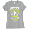 THE POWER OF AN AUTISM MOM Ladies Fitted T-Shirt