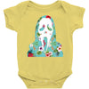 scream floral Baby Bodysuit