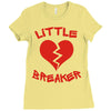 little heart breaker Ladies Fitted T-Shirt