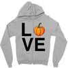 love pumpkin Zipper Hoodie