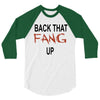 back that fang up 3/4 Sleeve Shirt