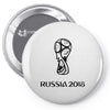 russia 2018 Pin-back button