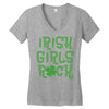 irish girls rock Women's V-Neck T-Shirt