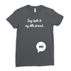 Say Hello to My Little Friend Ladies Fitted T-Shirt