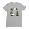 are you my mummy   orange version Ladies Fitted T-Shirt