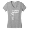 wanna bone Women's V-Neck T-Shirt