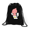 cha ching Drawstring Bags