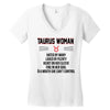 Taurus Woman Women's V-Neck T-Shirt