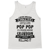 Super Cool Pop Pop Of A Freaking Awesome Grandson Tank Top