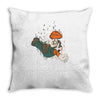 the falling italian Throw Pillow