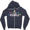 I Hate People Zipper Hoodie