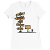 the choice was not hard Ladies Fitted T-Shirt