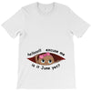 June Peeking Out Baby Girl T-Shirt