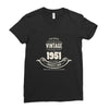 premium vintage 1951 classic perfectly aged limited edition Ladies Fitted T-Shirt