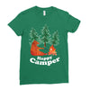 Happy Camper Ladies Fitted T-Shirt
