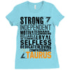Strong Independent Motivated Taurus Ladies Fitted T-Shirt