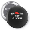 rn earned not given Pin-back button