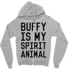 buffy spirit animal Zipper Hoodie