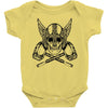 vikings head Baby Bodysuit