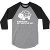 always late worth wait funny turtle 3/4 Sleeve Shirt