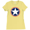 star us america  independence Ladies Fitted T-Shirt
